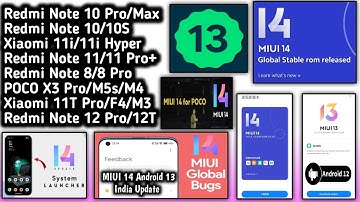 MIUI 14.0.1.0 Android 13 India First Update/MIUI 14 Bug