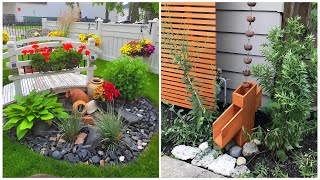 Garden decor, landscaping styles, wooden paths! 150 interesting ideas!