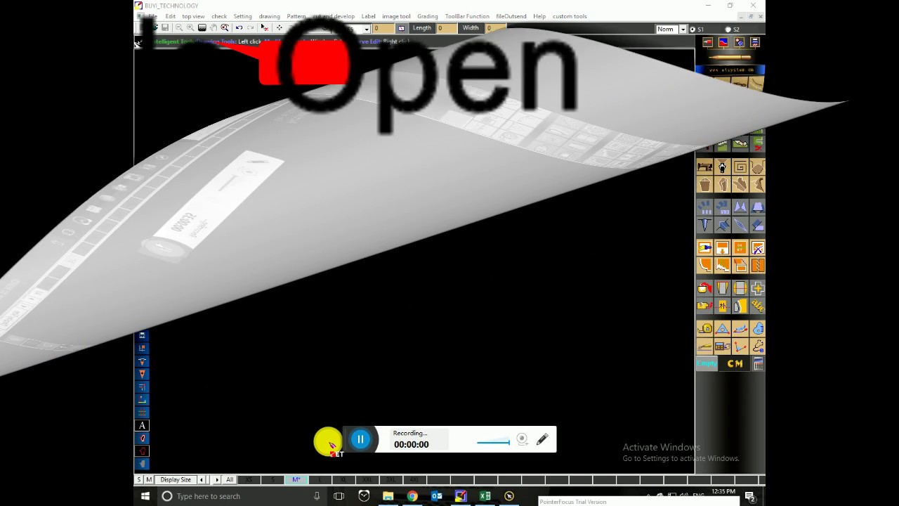 CAD Pattern Making Tip #02- Clear all & File Open by "ET CAD"
