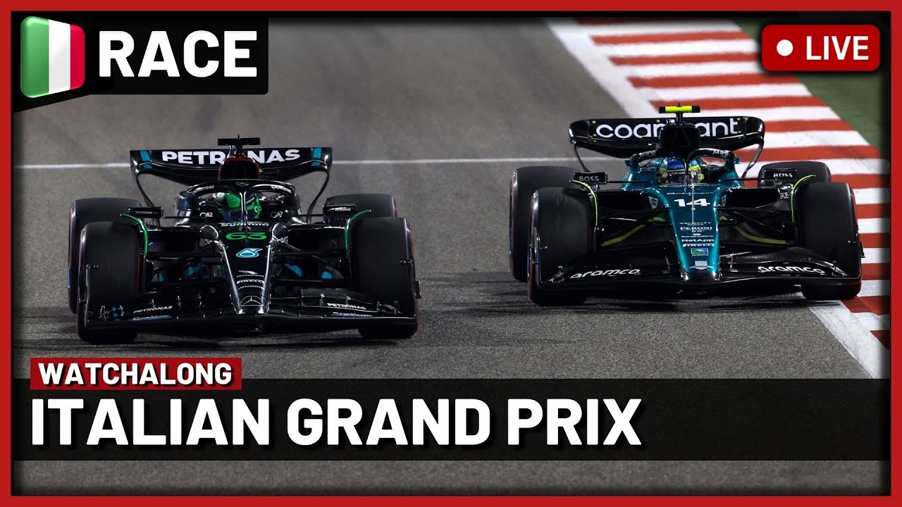 F1 Live - Italian GP Race Watchalong Live timings + Commentary