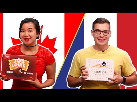 Canadian and French People Swap Snacks