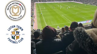 A RUBBISH Luton side lose to Milton Keynes Dons.