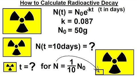 PreCalculus - Logarithmic & Exponential Functions (11 of 20) Calculating Radioactive Decay
