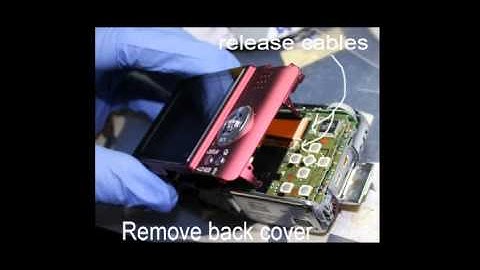 Panasonic Lumix DMC-FX07 Repair Replacement Fix Disassembly