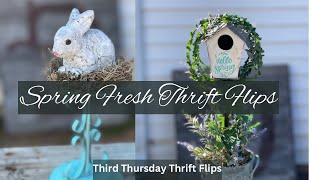 SPRING FRESH THRIFT FLIPS 🌼THIRD THURSDAY THRIFT FLIPS