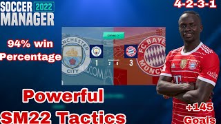 SM22 POWERFUL DOMINATING  TACTICS |Soccer Manager 2022 .