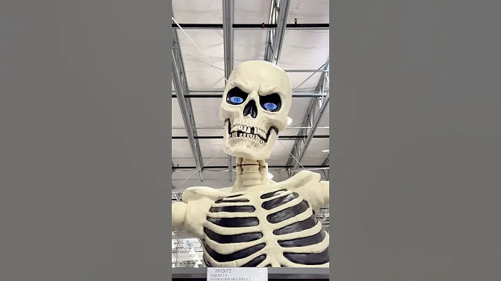 Costco’s GIANT Ground-Breaking Skeleton with LCD Eyes 👀🎃 | Halloween 2025 Find!#costcofinds