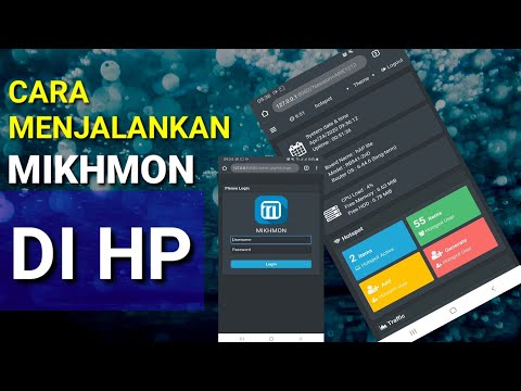 Cara menjalankan Mikhmon di Hp