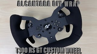 DIY ALCANTARA WRAP: T300 mod wheel