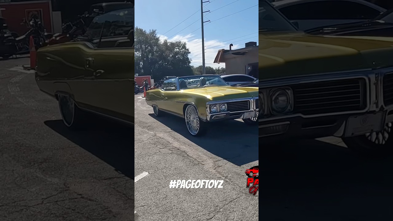 Buick Electra 225 Pulled To The car meet beating hard 
