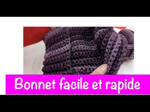 Bonnet facile et rapide a faire , Débutants , 9 minutes