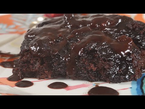 Chocolate Pudding Cake Recipe Demonstration - Joyofbaking.com