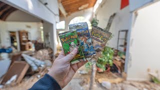 Sealed Vintage Pokemon Cards Found In Abandoned Mansion