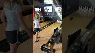 Duckpin bowling fun #kieferfamilyvlog