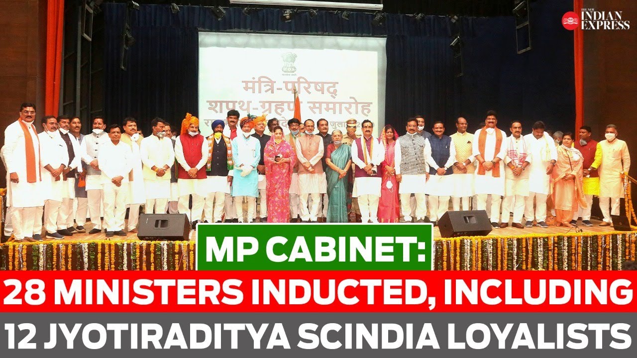 Madhya Pradesh 28 ministers inducted, including