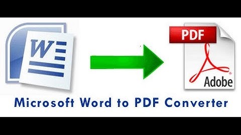 How to save convert 2007 Microsoft Office Word Excel document as pdf file
