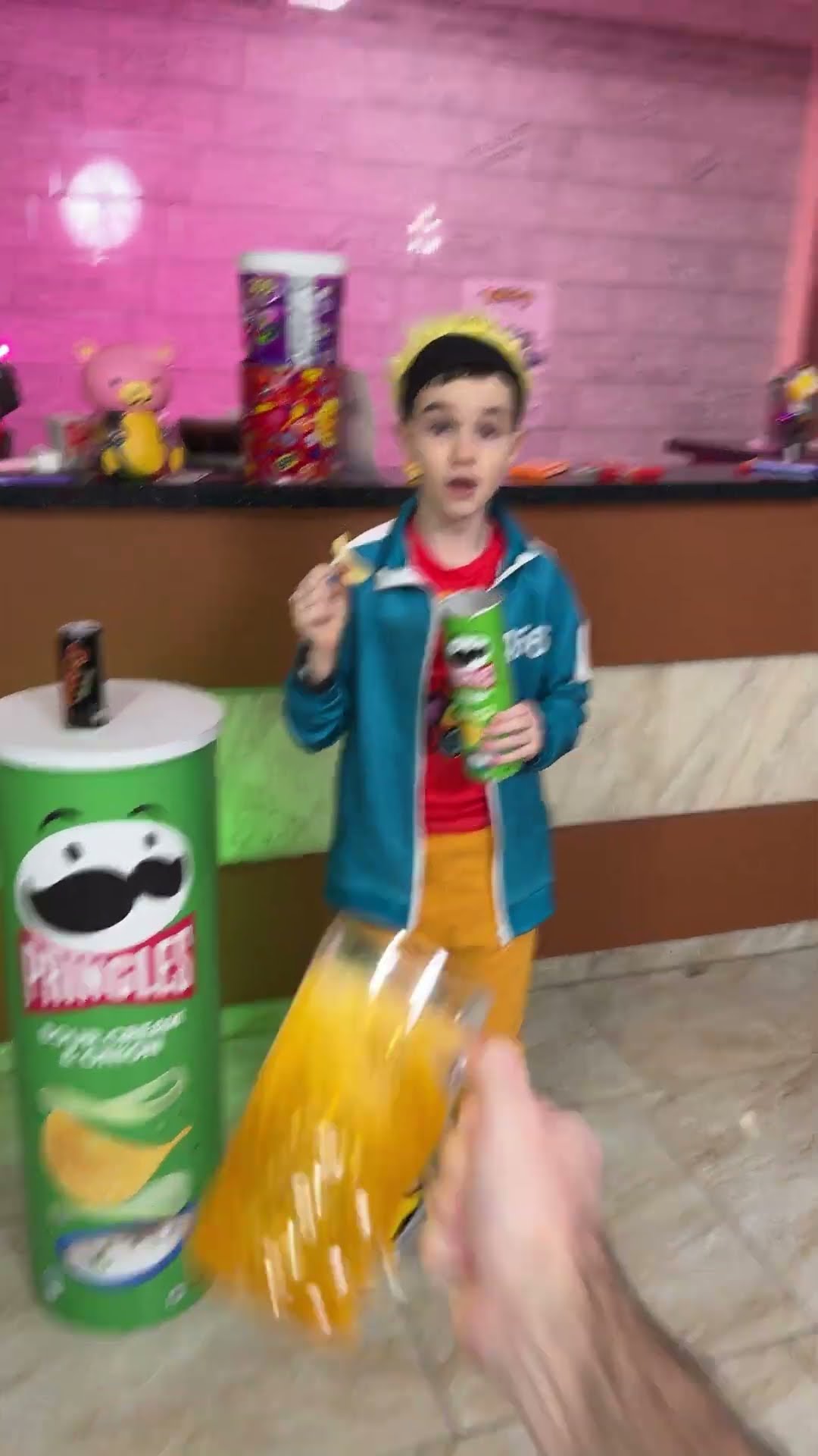 Prank on Brothe - Empty water cup ? #shorts