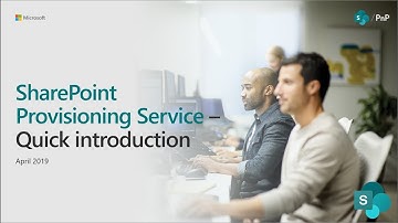 SharePoint Provisioning Service - Quick Introduction on getting started