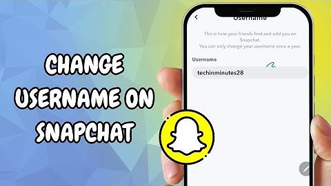 How To Change Username On Snapchat