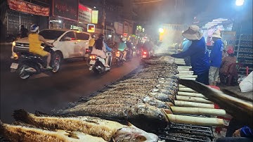 Xuyên đêm nướng 4.000 con cá lóc bán ngày vía Thần Tài thu về gần 1 tỷ đồng | Saigon Now