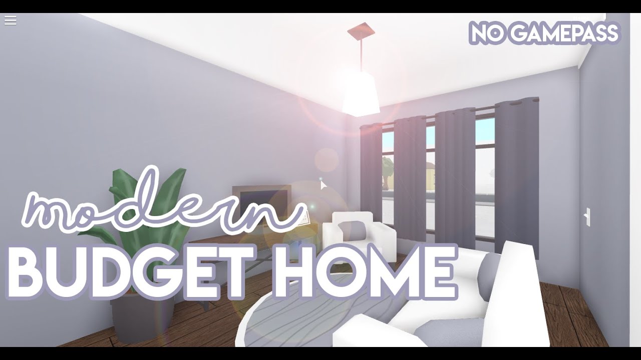 $20 000 modern house build roblox bloxburg modern houses