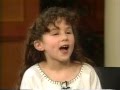 Hallie Eisenberg interview. 2000.Age 8