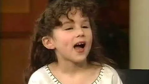 Hallie Eisenberg interview. 2000.Age 8