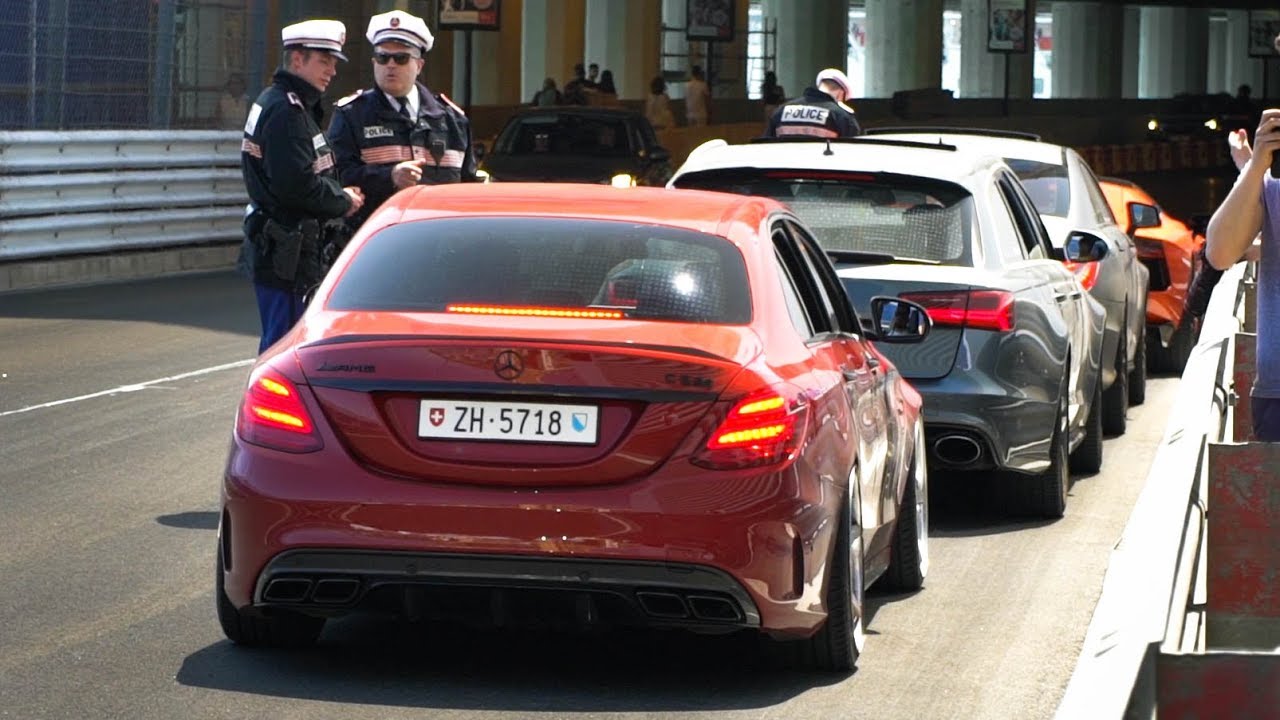 POLICE vs SUPERCARS! CHAOS during Top Marques 2018!
