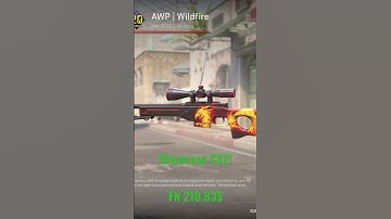 AWP | Wildfire in Counter Strike 2 🔫🔥 #skins #cs2 #counterstrike #counterstrike2 #csgo #awp