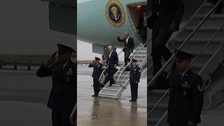 Biden Arrives In New York With Obama For Campaign Fundraiser