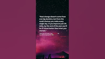 "1% Rule: The Secret to Massive Self-Improvement" ✅! #shorts