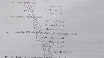 BSc 4th Sem Programming in C & Numerial Methods Question Paper