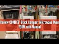 Review COMFEE' Black Compact Microwave Oven 700W with Manual Control - 20L Countertop Microwave for