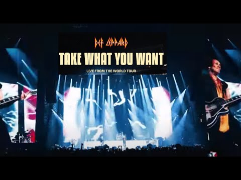 DEF LEPPARD released live video for "Take What You Want" off "Diamond Star Halos"