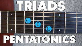 USING Guitar TRIADS WITH  PENTATONICS
