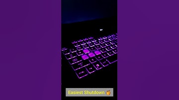 Windows Shutdown | #asmr #gaming #mechanicalkeyboard #coding