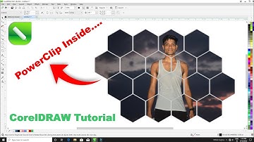 Coreldraw X12 Tutorial - Best PowerClip Inside With Coreldraw | हिंदी में