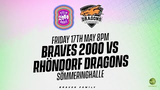 Berlin Braves 2000 vs Dragons Rhöndorf (Playoffs R3 G2) | BARMER 2. Basketball Bundesliga ProB Nord