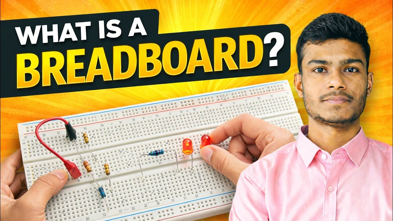 How to Use Breadboard | Beginner to Pro Guide @experimentvishal - YouTube