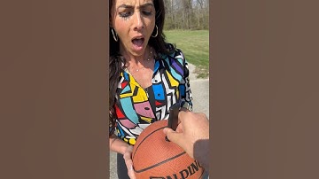 She thought I popped her ball 😂 #basketball #prank