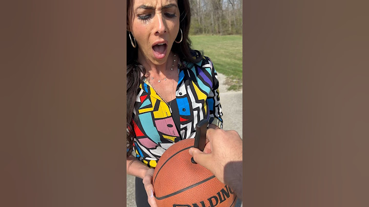 She thought I popped her ball 😂 #basketball #prank