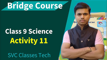 Class 9 Science Bridge Course Activity 11 | Bridge Course | Setu abhyaskram #bridge_course