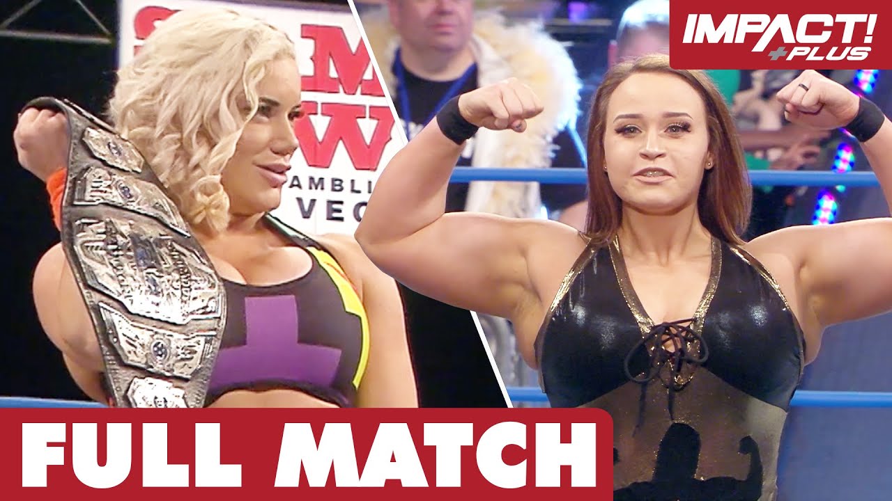 Jordynne Grace vs Taya Valkyrie: Knockouts Championship FULL MATCH | IMPACT Wrestling Full Matches