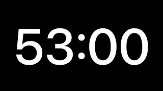53 Minutes Countdown Timer || 3180 Seconds Countdown Timer