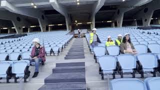 Fase final de las obras de Marcador Centenario en el estadio de Balaídos  - Metropolitano