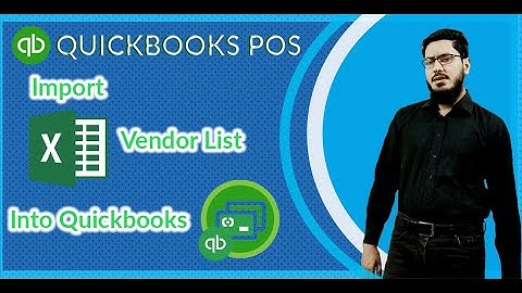 QuickBooks Lesson 41 || How to Import Vendor list from Excel to QuickBooks Point of Sale Software