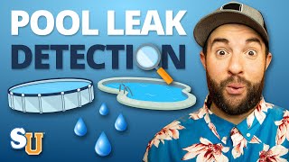 POOL LEAK DETECTION: How to Patch a Liner | Swim University