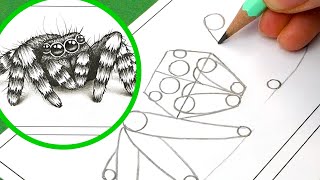 This Drawing Is Therapy For Your Spider Phobia