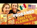 PROBANDO CHEETOS FLAMIN HOT AMERICANOS VS MEXICANOS
