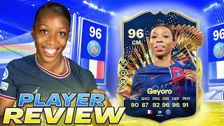 🥶96 TOTS GEYORO PLAYER REVIEW - EA FC 24 ULTIMATE TEAM